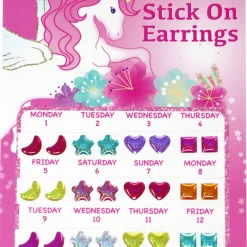 30 Pairs Dreamy Unicorn Stick On Earrings