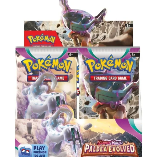 POKÉMON TCG Scarlet u0026 Violet 2 Paldea Evolved - Booster