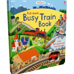 Pull Back Busy Train Book