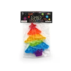 Rainbow Push Pop Game - Christmas Tree