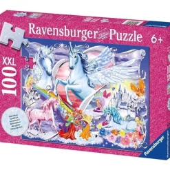 Ravensburger - Amazing Unicorns Puzzle Glitter 100pc