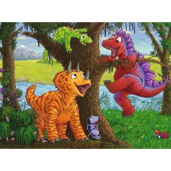 Ravensburger - Dinosaurs at play 2x24 Pieces