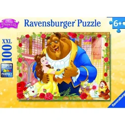 Ravensburger - Disney Belle u0026 Beast Puzzle Glitter 100pc