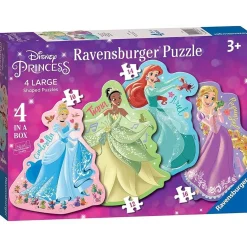 Ravensburger - Disney Princess 4 Shaped Puzzle in a Box