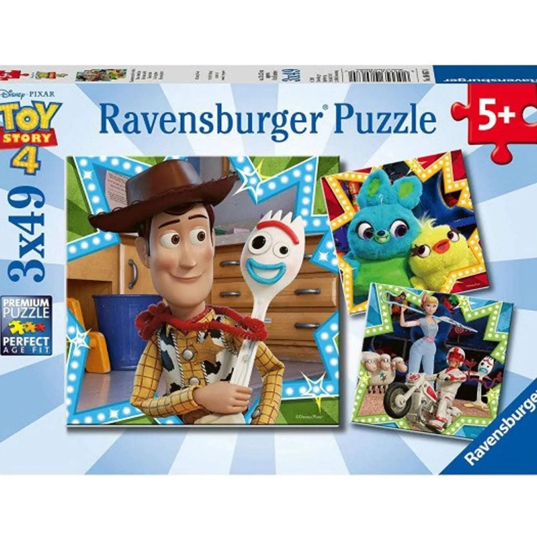 Ravensburger - Disney Toy Story 4 'In It Together' Puzzle 3x49pc