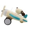 Retro Plane With Cute Dog Driver - Large