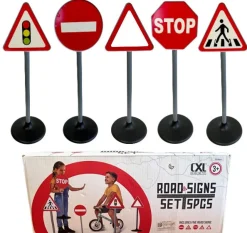 Road Sign Set - 70cm - 5 Pieces