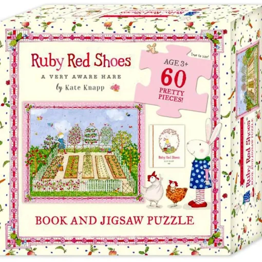 Ruby Red Shoes - Jigsaw and Book