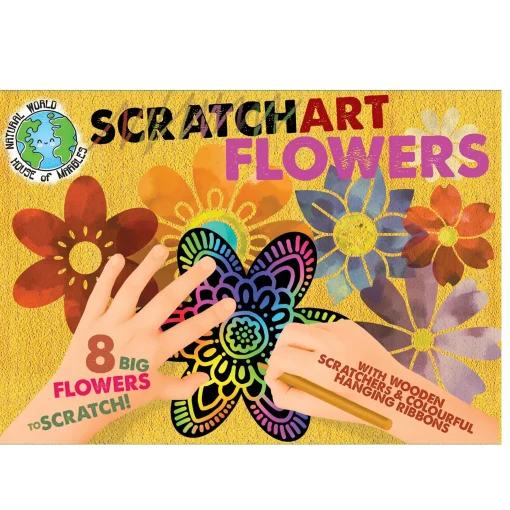 Scratch Art Set - Flowers