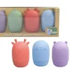 Silicone Safari Splash Animal Pourers 4 Piece Set- Brights