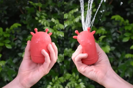 Silicone Safari Splash Animal Pourers 4 Piece Set- Brights