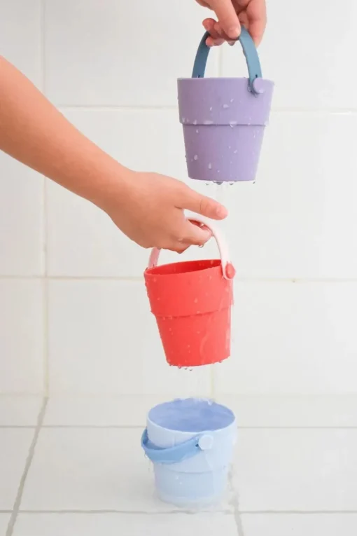 Silicone Shower Buckets 3 Piece Set