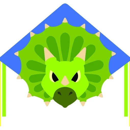 Single Line Kite: Triceratops Dinosaur