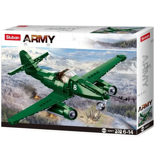 Sluban | Army Battle Of Budapest - Me-262 Fighter 338 Pcs