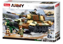 Sluban | Army Battle Of Budapest - The King Tiger Heavy Tank 930 Pcs