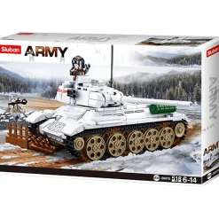 Sluban | Army Battle Of Budapest - T-34/35 Medium Heavy Tank 518pcs