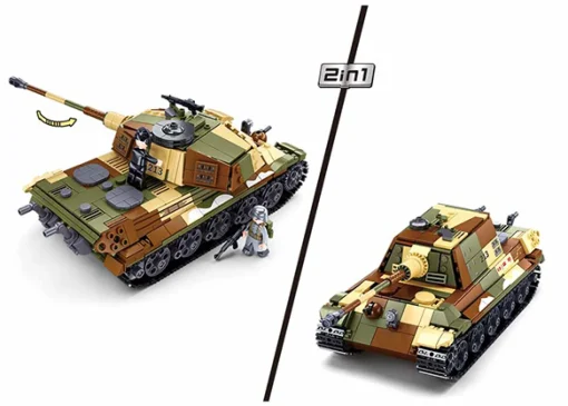 Sluban | Army Battle Of Budapest - The King Tiger Heavy Tank 930 Pcs