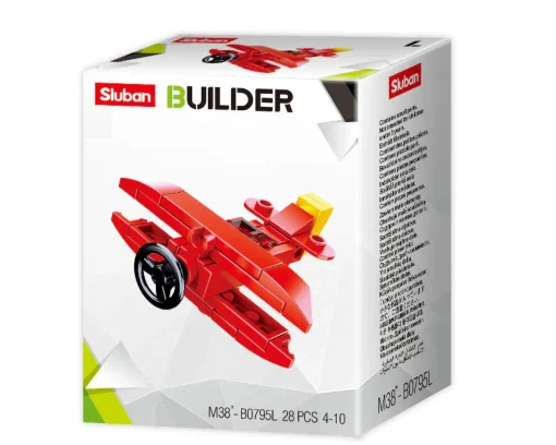 Sluban | Builder Red Plane 28 Pcs