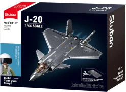 Sluban | J20 Stealth Aircraft | 1007 Pieces