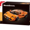 Sluban | Model Bricks | 2020 Sports Car Orange Scale 1:32 264 Pcs