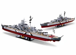 Sluban | Model Bricks | Bismarck Battleship (2 in 1) 1849 Pcs