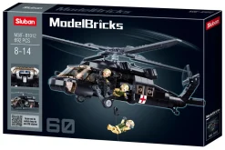 Sluban | Model Bricks | Helicopter Black Hawk 692 Pcs
