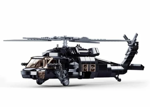 Sluban | Model Bricks | Helicopter Black Hawk 692 Pcs