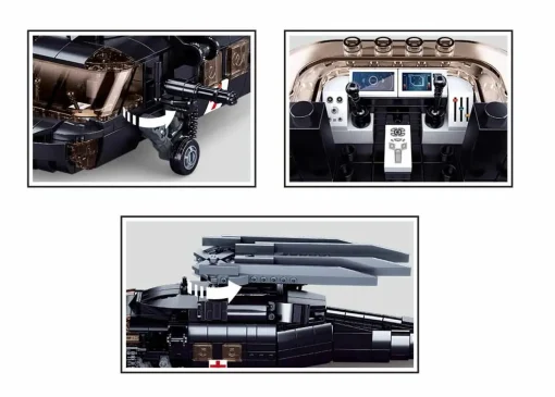 Sluban | Model Bricks | Helicopter Black Hawk 692 Pcs