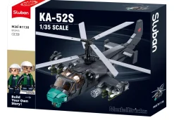 Sluban | Model Bricks | Ka-52S Helicopter Gunship Scale 1:35 913 Pcs