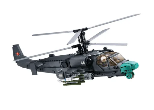 Sluban | Model Bricks | Ka-52S Helicopter Gunship Scale 1:35 913 Pcs