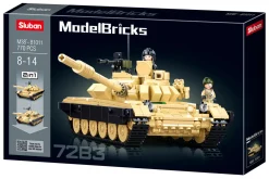 Sluban | Model Bricks | Tank T-7283 (2 In 1) 770 Pcs