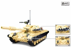 Sluban | Model Bricks | Tank T-7283 (2 In 1) 770 Pcs