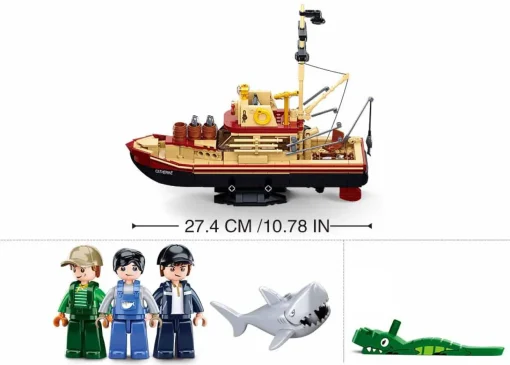 Sluban | Model Bricks | The Great Shark 592 Pcs