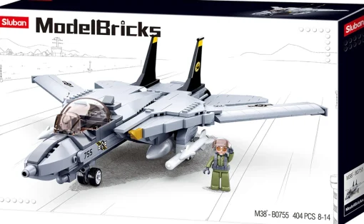 Sluban | Model Bricks F14 Fighter 404 Pcs