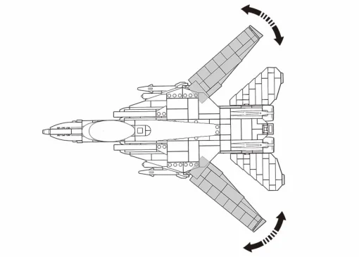 Sluban | Model Bricks F14 Fighter 404 Pcs