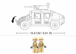 Sluban | Model Bricks Hummer H2 Assault Vehicle 265 Pcs