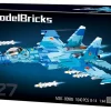 Sluban | Model Bricks Su-27 Fighter 2 In 1 1040 Pcs