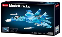 Sluban | Model Bricks Su-27 Fighter 2 In 1 1040 Pcs