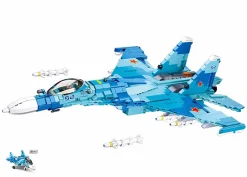 Sluban | Model Bricks Su-27 Fighter 2 In 1 1040 Pcs