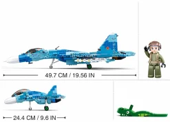 Sluban | Model Bricks Su-27 Fighter 2 In 1 1040 Pcs