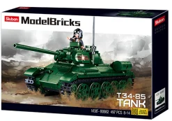 Sluban | Model Bricks T34-85 Tank 497 Pcs