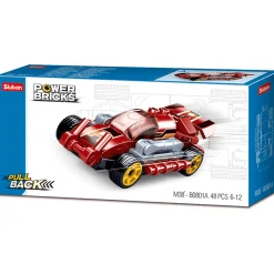 Sluban | Power Bricks Pull Back Car - Fast Red