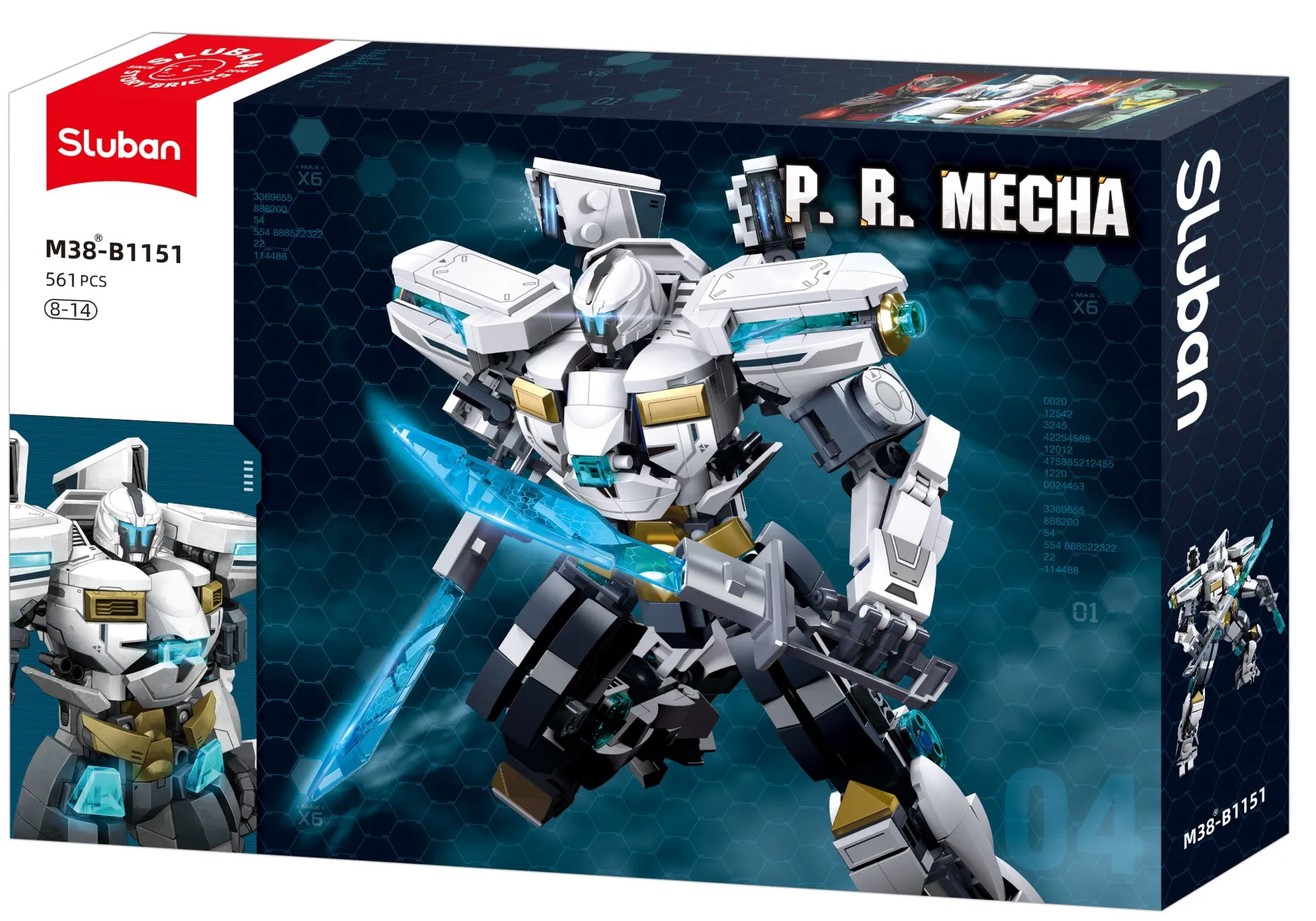 Sluban | P.R. Mecha Blue 561 Pcs