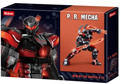 Sluban | P.R. Mecha Double Swords 585 Pcs