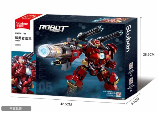 Sluban | P.R Mecha The Anti-Hulk Mech 588 Pcs