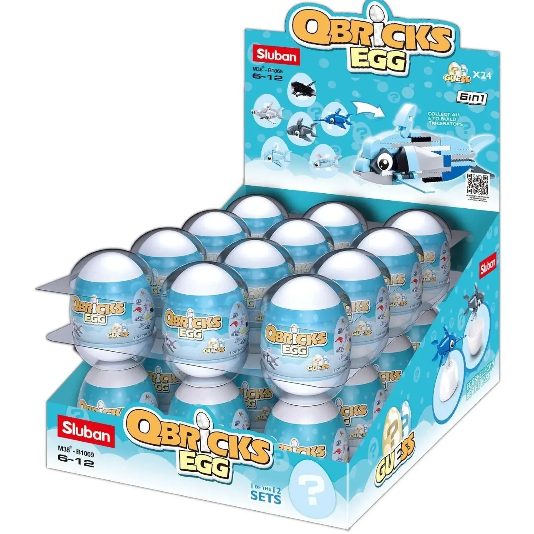 Sluban | Qbricks Egg | Sea Creatures