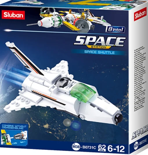 Sluban | Space Shuttle 62 Pcs