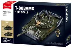 Sluban | T-80BVMS 1:35 Scale 519 Pcs