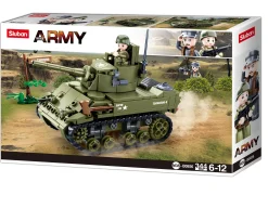 Sluban | WW2 M5 Light Tank 344 Pcs