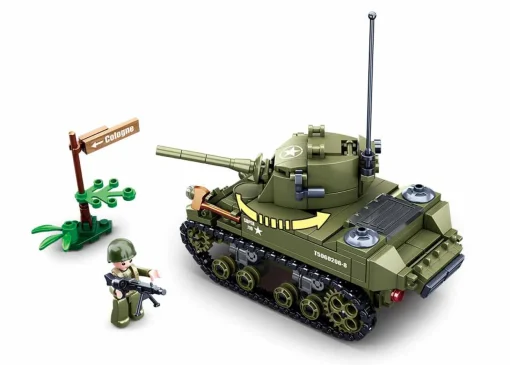 Sluban | WW2 M5 Light Tank 344 Pcs